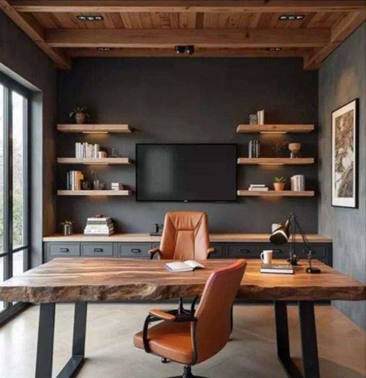 Tidy private office
